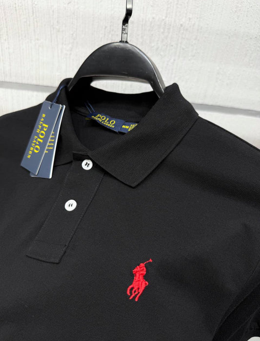POLO RALPH LAUREN SİYAH POLO YAKA